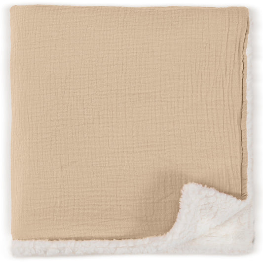 Soft Muslin Cotton Baby Blanket - Breathable and Lightweight Blanket Keeps Your Newborn Baby Girl Or Boy Cozy and Warm - Perfectly Sized for Any Stroller or Car Seat