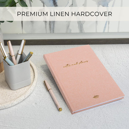 Aesthetic Daily Planner And Notebook With Hourly Schedule - Modern Hardcover To do List Notepad to Easily Organize Your Work Tasks And Appointments - The Perfect Book for School & Office Supplies