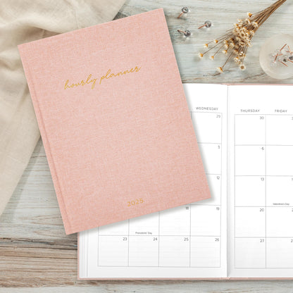 Beautiful 2025 Appointment Book Planner - Sturdy Linen Daily Planner & Weekly Calendar with Half Hourly Schedule Easily Keeps Track Of All Your Appointments - The Perfect Day by Day Organizer