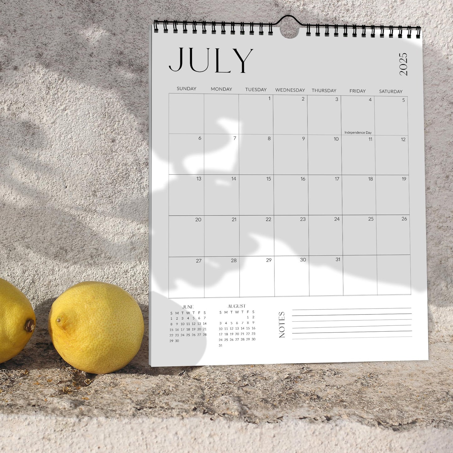 Beautiful 2025-2026 Wall Calendar - Runs from January 2025 until July 2026 - 14.5"x11.5" Office Wall Calendar for Easy Organizing