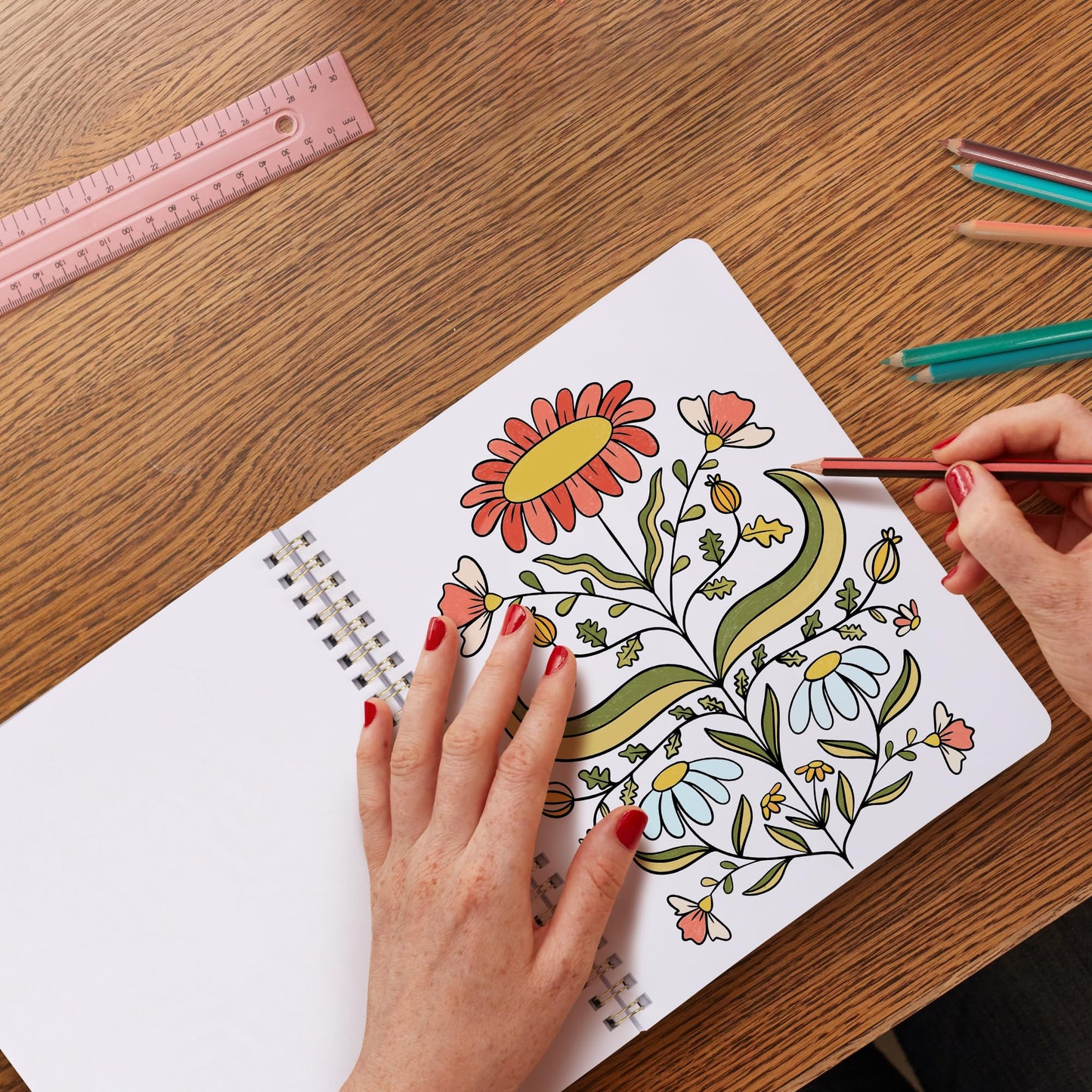 Beautiful Adult Coloring Book Set of 2 for Relaxation - Affirmation and Inspirational Books Making it a Great Gift - Perfect Stress-Relieving Books Fun to Color for Women