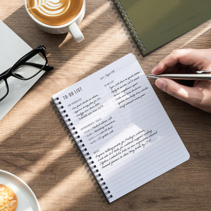 ZICOTO Aesthetic To Do List Notebook For Work or Home - Simple Daily Planner to Easily Organize Your Tasks And Boost Productivity - Stylish Undated Organizer Supplies For Women and Men