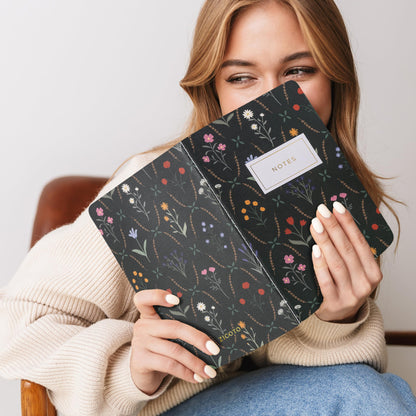 ZICOTO Aesthetic Journal Notebook Set of 4 For Women - Cute College Ruled A5 Journaling Notebooks with Lined Pages - Perfect For Writing And Staying Organized at Work or School