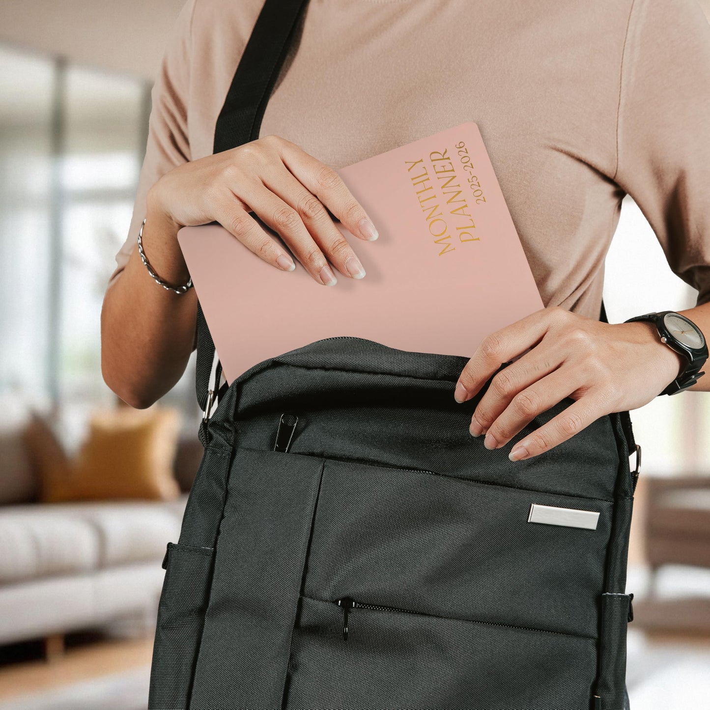 Beautiful 2025-2026 Monthly Planner and Calendar Book - To Do List Notebook That Easily Organizes Your Tasks to Boost Productivity - Runs From January 2025 Until December 2026