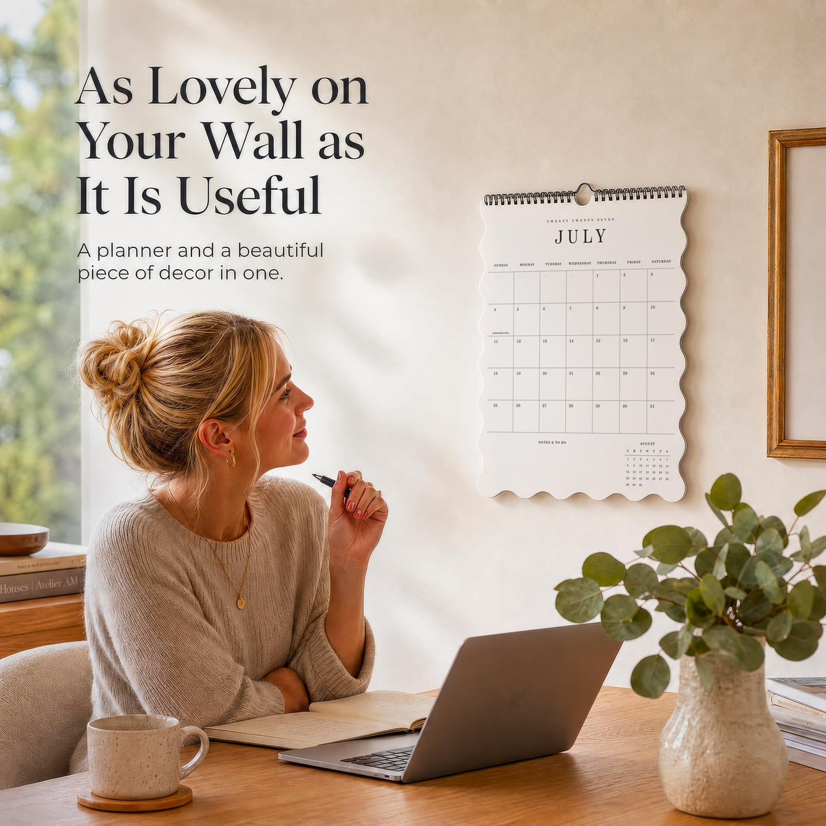 Beautiful 2026-2027 Wall Calendar - Runs August 2026 until December 2027