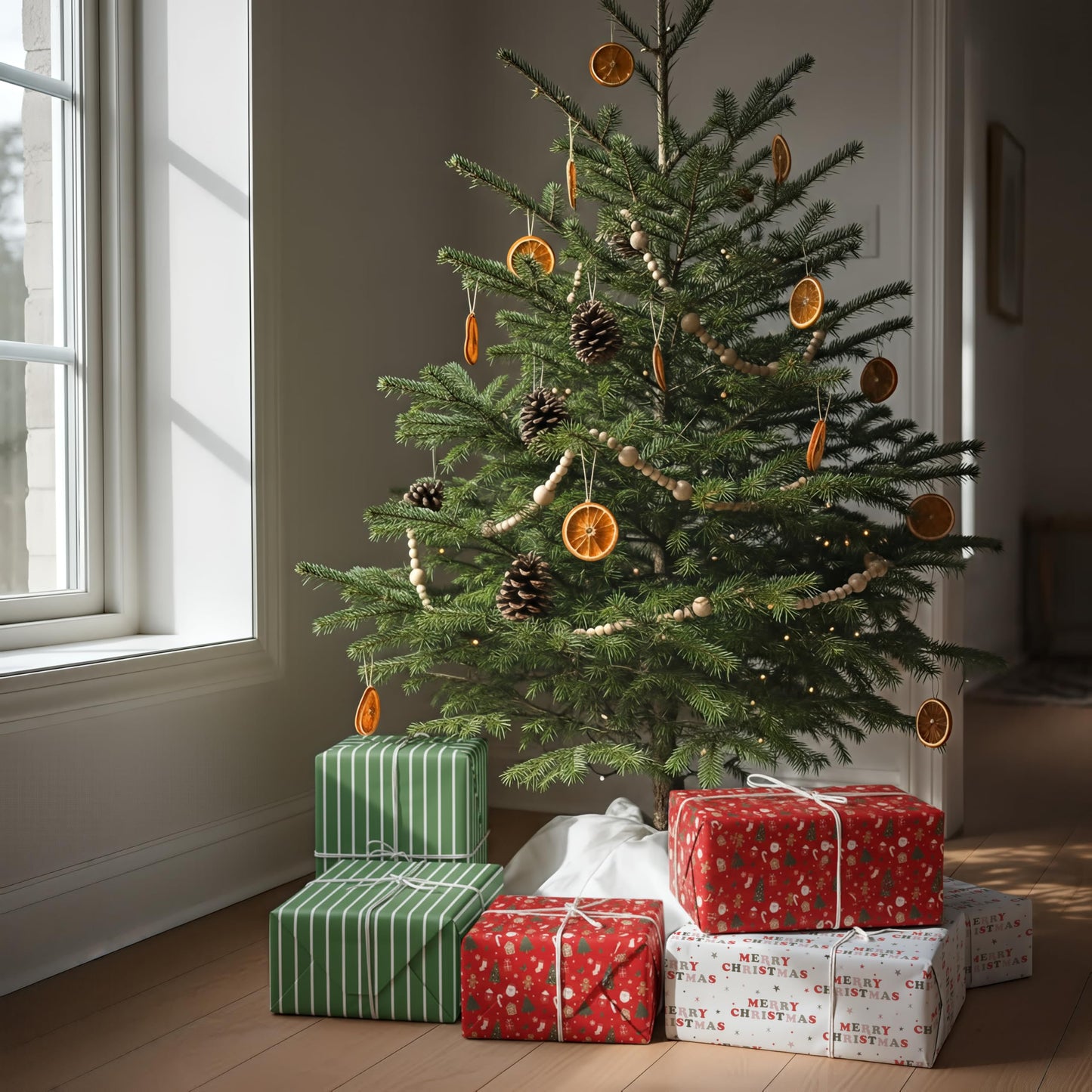 Beautiful Christmas Gift Wrapping Paper Rolls For Small & Medium Size Gifts - Set of 3 Quality Paper Rolls With Cute Designs - Add a Touch of Magic to Every Gift You Wrap - 17 in x 120 in Per Roll