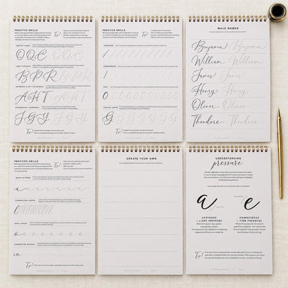 Beautiful Cursive Handwriting Workbook for Adults - Set of 2 Practice Books