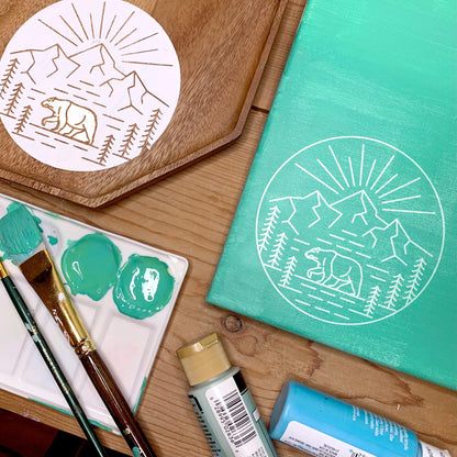 Easy Cut Stencil Sheet Set of 24-12”x12” Acetate Mylar for Cricut Vinyl Cutting - Craft Material