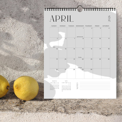 Beautiful 2026 Wall Calendar - Runs from January 2026 until July 2027 - Large 14.5" x 11.5" Office Wall Calendar for Easy Organizing