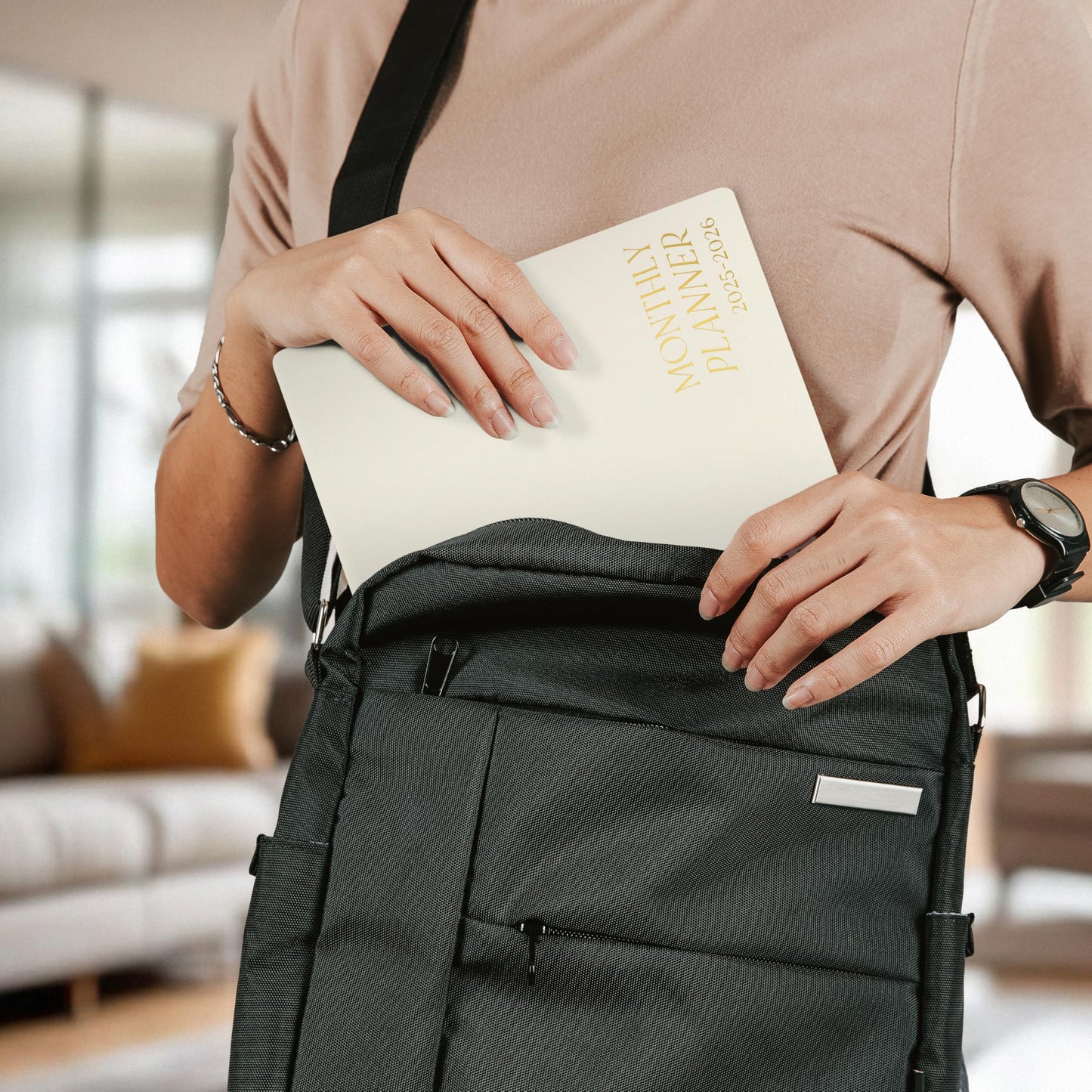 Beautiful 2025-2026 Monthly Planner and Calendar Book - To Do List Notebook That Easily Organizes Your Tasks to Boost Productivity - Runs From January 2025 Until December 2026