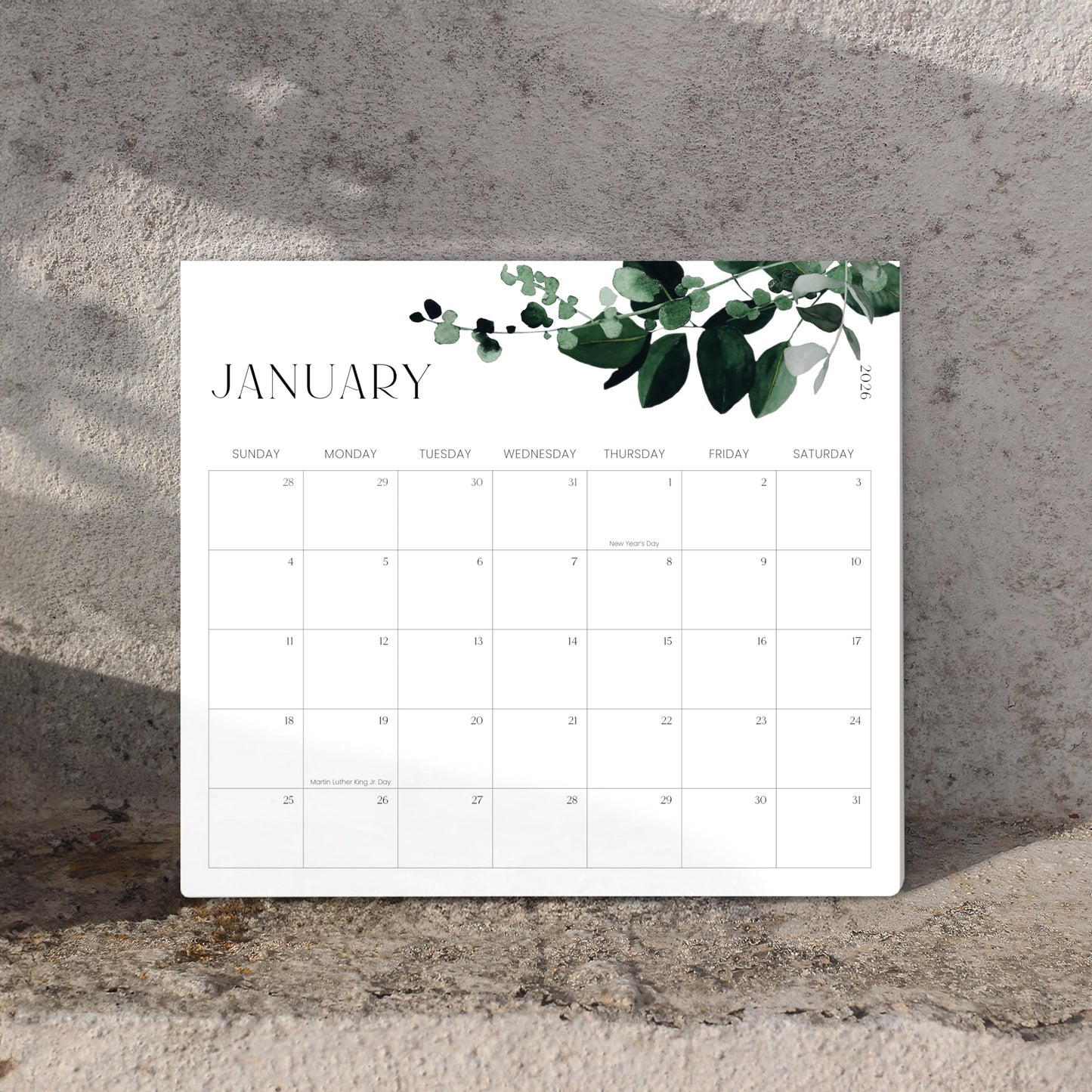 Beautiful 2025-2026 Magnetic Fridge Calendar - Runs From July 2025 Until December 2026 - The Perfect Monthly Refrigerator Calendar for Easy Organizing