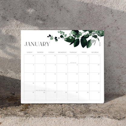 Beautiful 2025-2026 Magnetic Fridge Calendar - Runs From July 2025 Until December 2026 - The Perfect Monthly Refrigerator Calendar for Easy Organizing