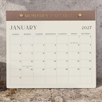 Beautiful 2027-2028 Magnetic Fridge Calendar - January 2027 - July 2028