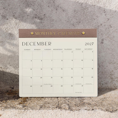 Beautiful 2027-2028 Magnetic Fridge Calendar - January 2027 - July 2028