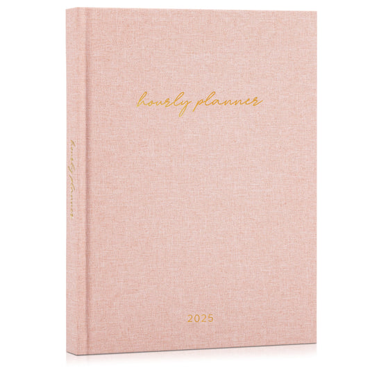 Beautiful 2025 Appointment Book Planner - Sturdy Linen Daily Planner & Weekly Calendar with Half Hourly Schedule Easily Keeps Track Of All Your Appointments - The Perfect Day by Day Organizer