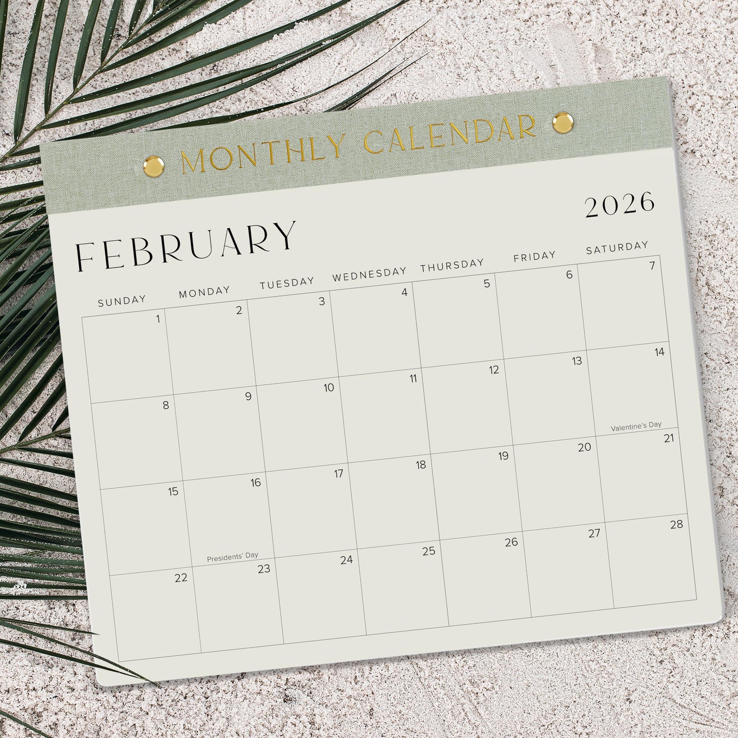 Beautiful 2025-2026 Magnetic Fridge Calendar - Runs From July 2025 Until December 2026 - The Perfect Monthly Refrigerator Calendar for Easy Organizing