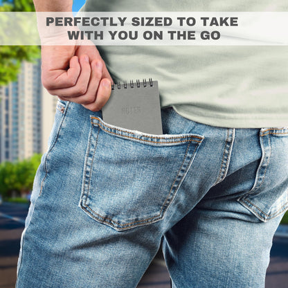 ZICOTO Aesthetic Pocket Notebooks Set Of 8 - Small 3x5 Spiral Notepads With Lined Pages For Women Or Men - The Perfect Little Mini Pads to Stay Organized and Boost Productivity at Work or School