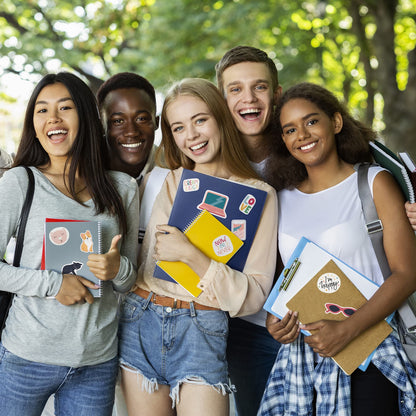 Premium Printable Vinyl Sticker Paper for Your Inkjet and Laser Printer - 25 Matte White Waterproof Decal Paper Sheets - Dries Quickly and Holds Ink Beautifully - Accessories Set for Cricut